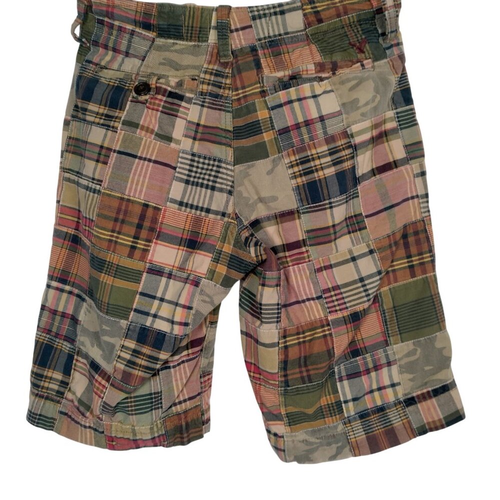 Ae American Eagle Patchwork Shorts Men Size 28 Ma… - image 2